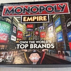 Monopoly EMPIRE GOLD Board Game, 100% Complete
